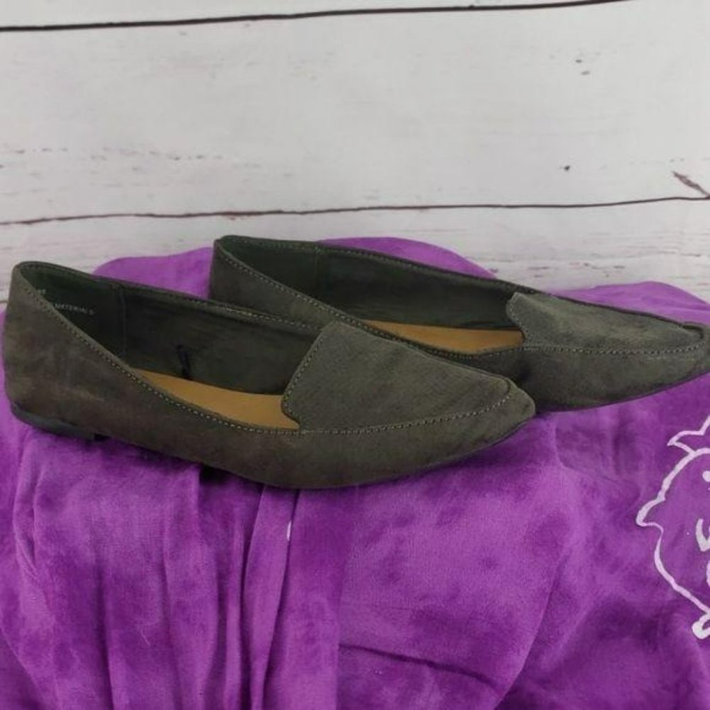 Seychelles Faux Suede‎ Green Slide On Shoes